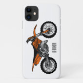 ロードバイク/モトクロスアニメから外れたダートバイク Case-Mate iPhoneケース (裏面)