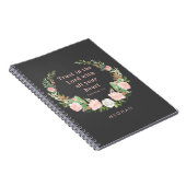 ロードピンクフローラリース聖なる書物、 経典 ノートブック (右側)