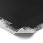 ロードブッダ – 木炭アートポートレート ポスター (角)