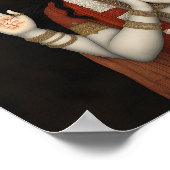 ロードブラーマモダンアスピリチュアルポートレート絵を描ズ ポスター (角)