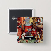 ロードブロックバイノーマンロックウェル 缶バッジ (正面&裏面)