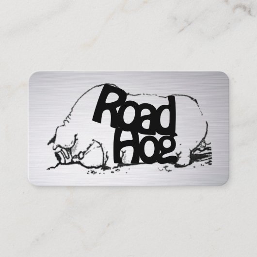 ロードホッグオートバイビジネスカード 名刺 (正面)