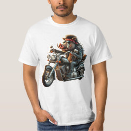 ロードホッグ・バイカーTシャツ | リベル・モーターサイクル・ホッグ デザイン Tシャツ