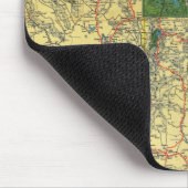 ロードマップアイダホ、モン、ヨーマップ マウスパッド (コーナー)