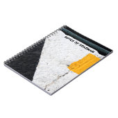 ロードマン手帳の黄色い形のメモ ノートブック (左側)