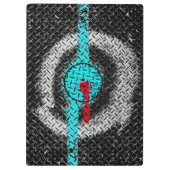 ロードマー絵を描ク – 赤ブルーホワイト クリップボード (裏面)
