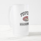 ロードランナーによって曇らされるマグ フロストグラスビールジョッキ (正面左)