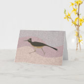 ロードランナーのグリーティングカード カード (黄色い花)