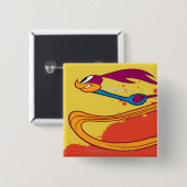 ロードランナーのズーム 缶バッジ (正面&裏面)