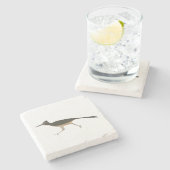 ロードランナーの石造りのコースター ストーンコースター (横)