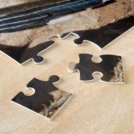 ロードランナーは探索の途中でしばらく立ち止まる ジグソーパズル (側面)