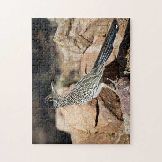 ロードランナーは探索の途中でしばらく立ち止まる ジグソーパズル (縦)