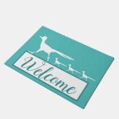 ロードランナーへようこそ ドアマット (アングル)