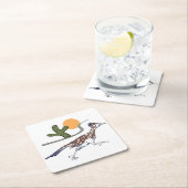 ロードランナーシーン スクエアペーパーコースター (インサイチュ)