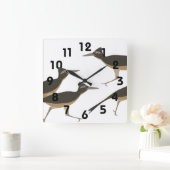 ロードランナーズウォールクロック スクエア壁時計 (ホーム)