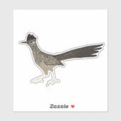 ロードランナーバードカラー鉛筆アート シール (シート)