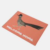 ロードランナー色鉛筆アートへようこそ ドアマット (アングル)