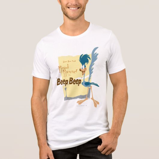 ロードランナー™ビープ音が鳴る!™ トライブレンドTシャツ (正面)