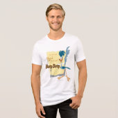 ロードランナー™ビープ音が鳴る!™ トライブレンドTシャツ (正面全面)
