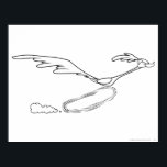 ロードランナー™ランニングズファスト ポスター<br><div class="desc">ロードランナーキャラクターアート。</div>