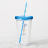 ロードランナー™顔 アクリルタンブラー (裏面)