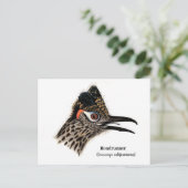 ロードランナー(Geococcyx californianus) ポストカード (スタンド正面)