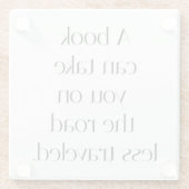 ロードレス走行ガラスコースター ガラスコースター (裏面)