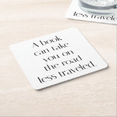 ロードレス走行紙コースター スクエアペーパーコースター (アングル)