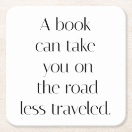 ロードレス走行紙コースター スクエアペーパーコースター