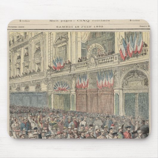 ロードレースの開始 マウスパッド (正面)