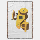 ロードローラコンパクタ建築トラック スローブランケット (正面縦)