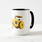 ロードローラコンパクタ建築トラック マグカップ (正面右)