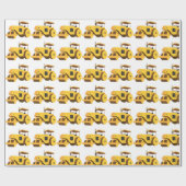 ロードローラコンパクタ建築トラック ラッピングペーパー (フラット)