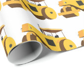 ロードローラコンパクタ建築トラック ラッピングペーパー (ロールコーナー)