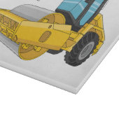 ロードローラー漫画イラストレーション カッティングボード (角)