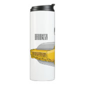 ロードローラー漫画イラストレーション タンブラー (回転左)