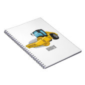 ロードローラー漫画イラストレーション ノートブック (右側)