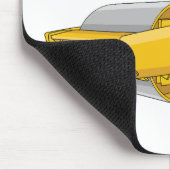 ロードローラー漫画イラストレーション マウスパッド (コーナー)