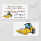 ロードローラー漫画イラストレーション 名刺 (正面/裏面)