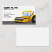 ロードローラー |建築機械 予約カード (正面/裏面)