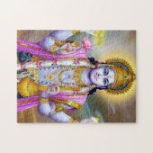 ロードヴィシュヌフローラファインアート ジグソーパズル (横)