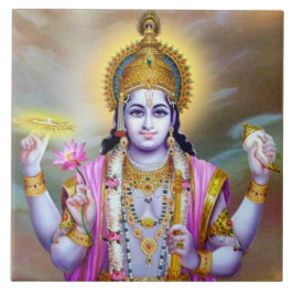 ロードヴィシュヌフローラファインアート タイル