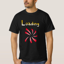 ロード中コンピュータ Tシャツ