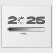 ロード中2025 ラッピングペーパー (フラット)