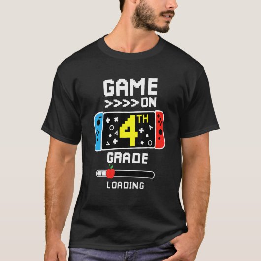 ロード時の第4グレードゲーム新学期ゲーマーCre Tシャツ (正面)
