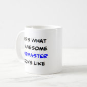 ロード素晴らしマスター コーヒーマグカップ (正面左)