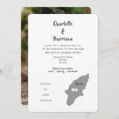 ロード結婚ズデスティネーションフォト招待状 招待状 (正面/裏面)