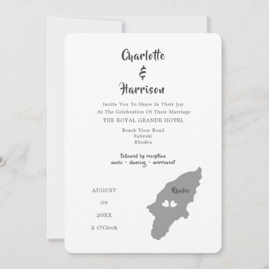 ロード結婚ズデスティネーションフォト招待状 招待状 (正面)