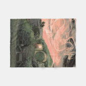 ロード・オブ・ザ・リングや輪・アート・ブランケット フリースブランケット (正面(横))