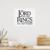 ロード・オブ・ザ・リングや輪・スタック・ロゴ ポスター (キッチン)